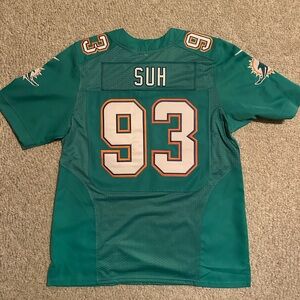 Miami Dolphins #93 SUH Football Jersey - Teal